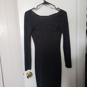 Off Shoulder Midi Backless Dress